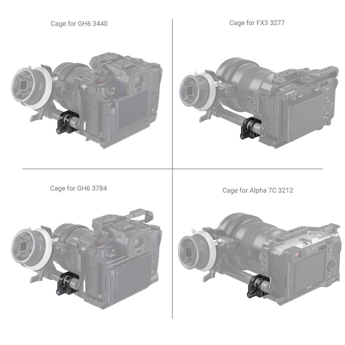 SmallRig 3598 Einzelstabklemme 12 mm / 15 mm | 0000000100866