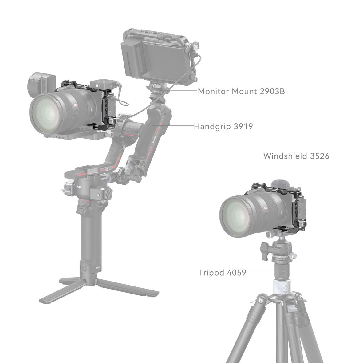 SmallRig 4257 Cage Kit für Sony ZV-E1 | 0000000102881
